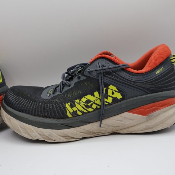 Size 11 - Hoka One One Bondi 7 Gray - Picture 3 of 10